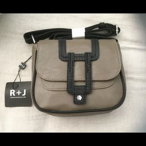 NWT Clay & Black Crossbody bag by Romeo and Juliet